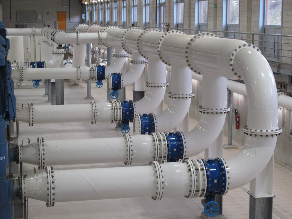 Water pipes - Watergroep Kluizen near Gent