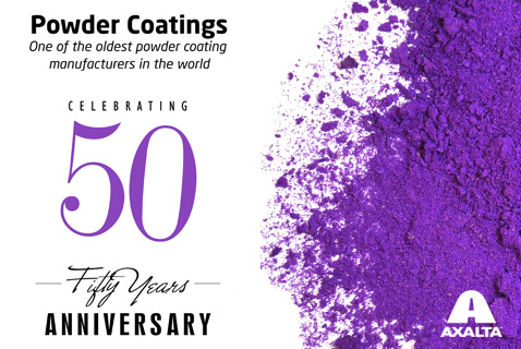 Axalta Celebrates 50 Years of Powder Coatings